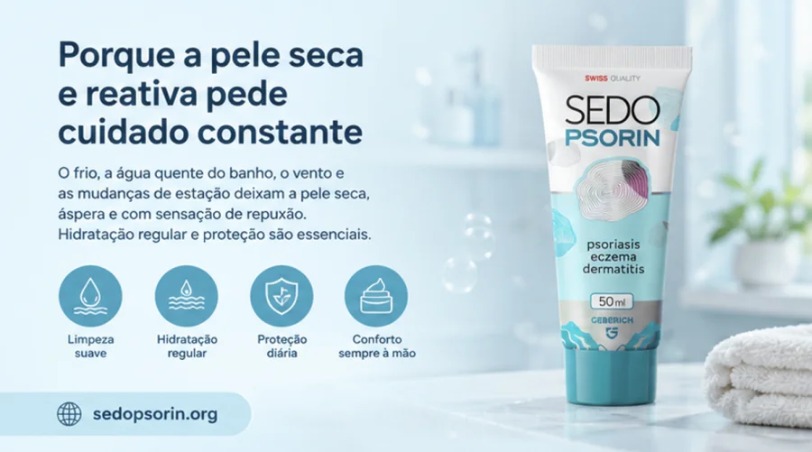 Sedopsorin — creme-gel cosmético para o cuidado da pele seca e reativa
